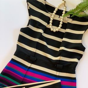 Colorful, Striped Dress